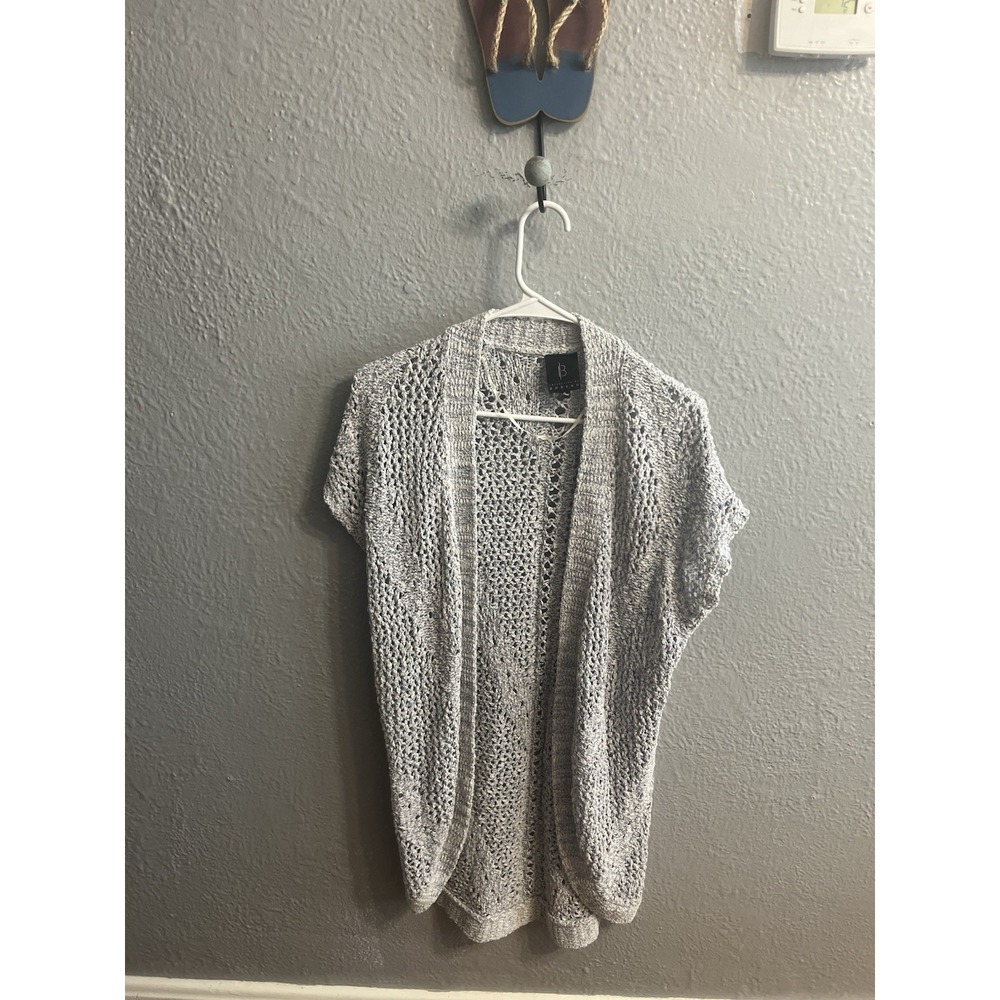 Women's Bobeau Open Cardigan Sweater Size Small Blue